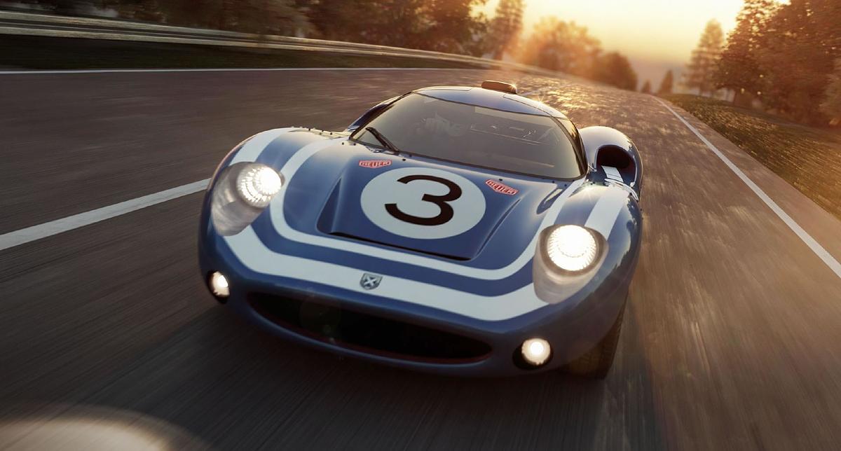 The LM69 at speed on track