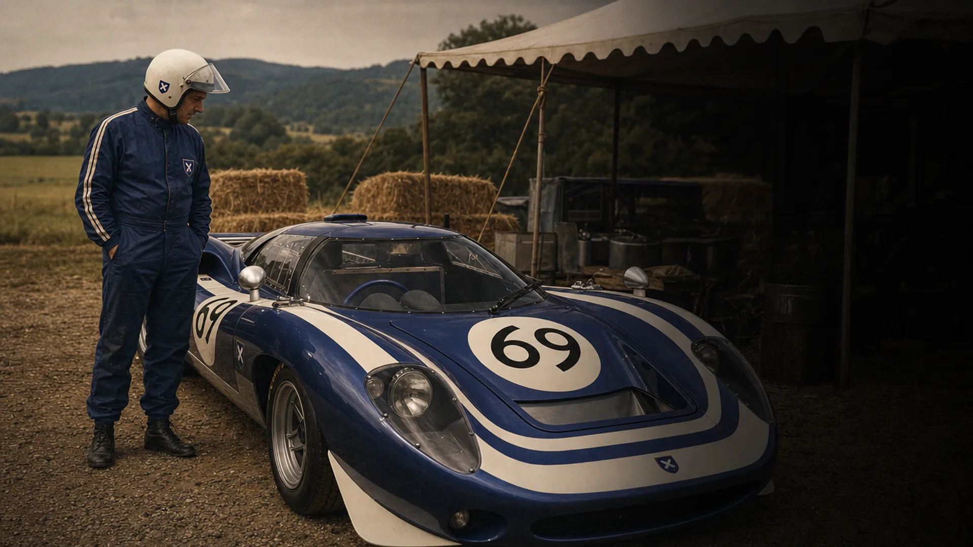 The LM69 in a 1969 paddock