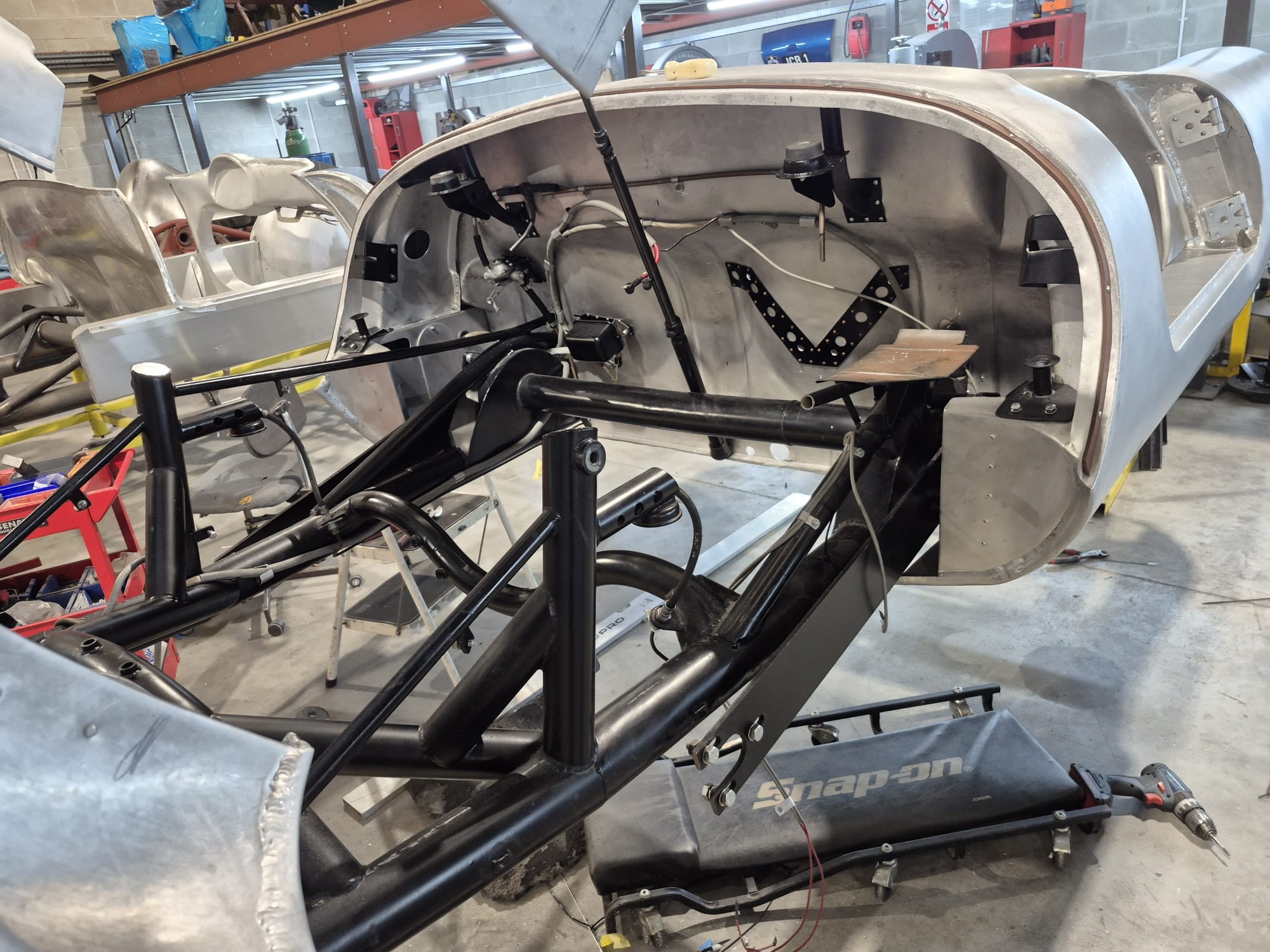 The body shell taking shape