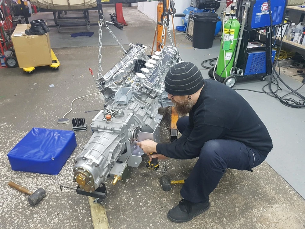 XJ13, Building The Legend, Neville Swales, Jaguar, Jaguar XJ13, Bellhousing