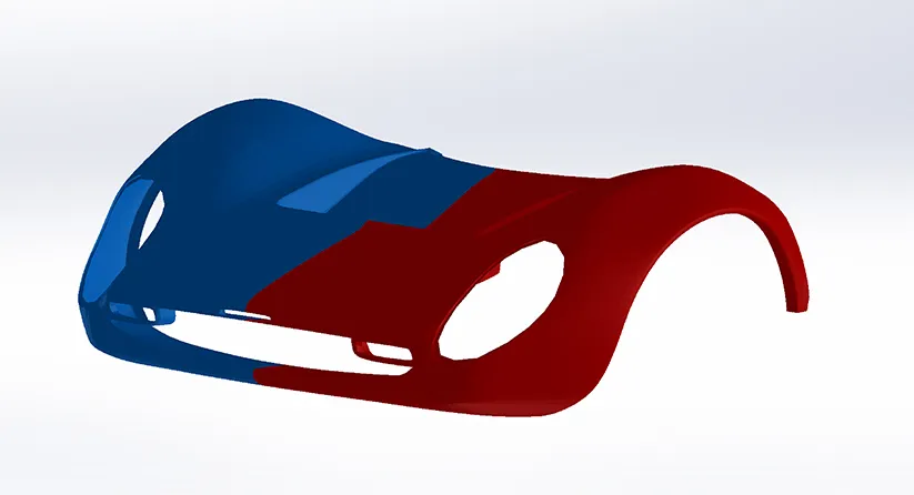 Teraluce — CAD model of the body