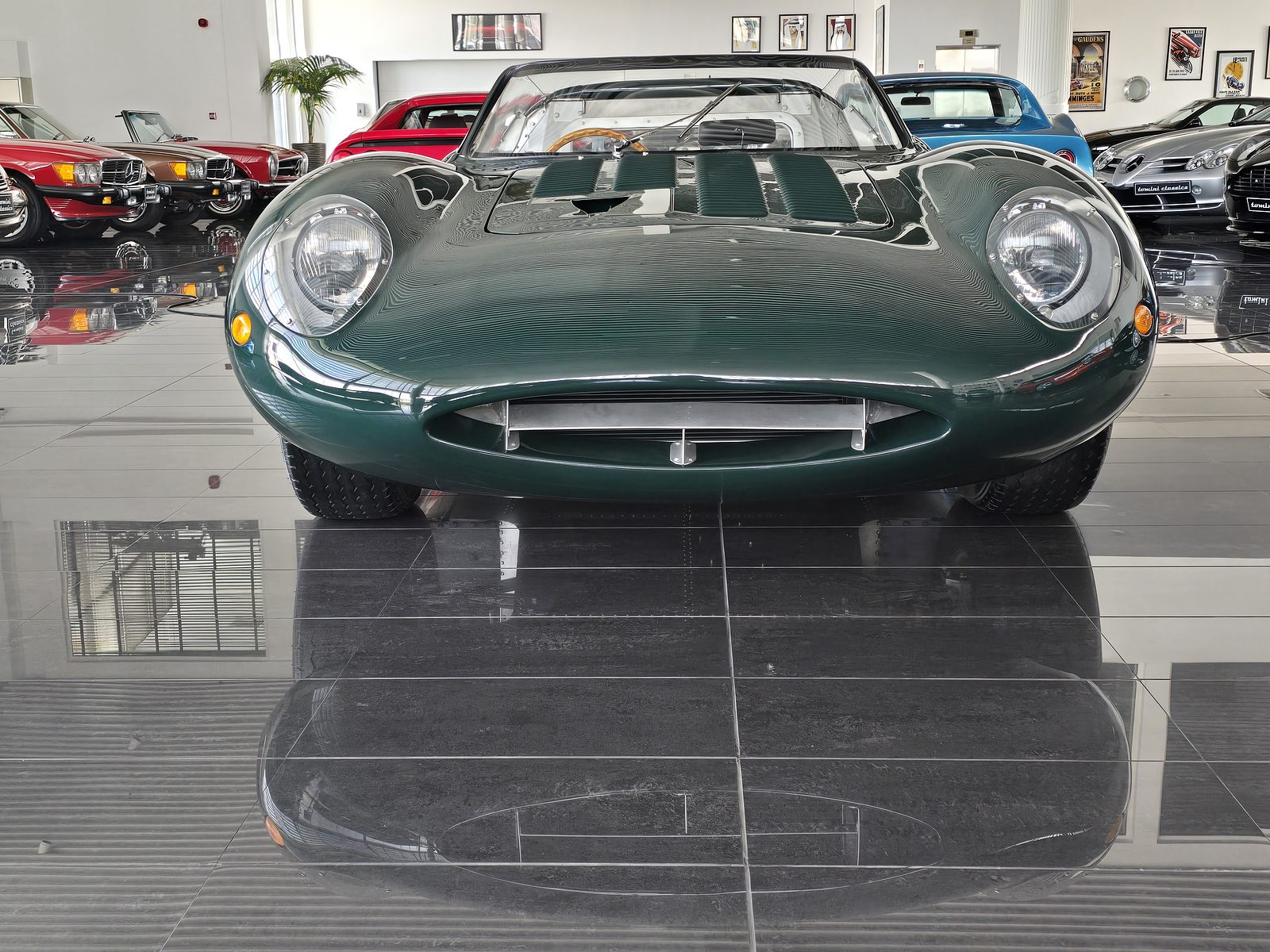 XJ13 Toolroom Copy — head-on view